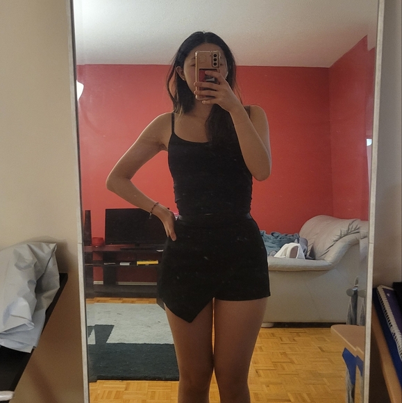 Handmade black formal skort - Picture 7 of 7